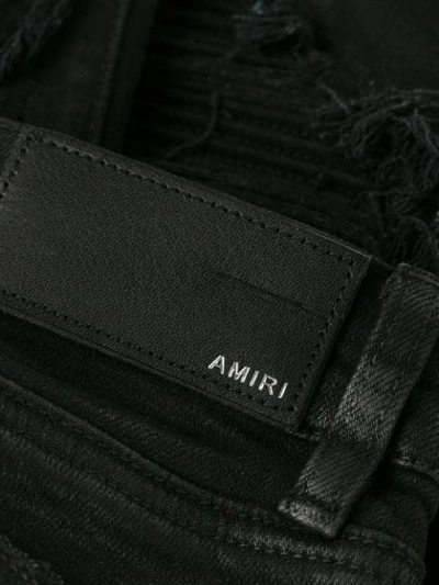 Shop Amiri Mx1 Skinny Jeans In Black