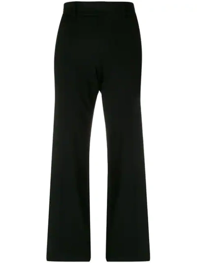 Shop Loewe Tuxedo Trousers In Black