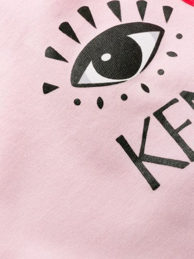Shop Kenzo Cupid Eye Motif T-shirt In Pink