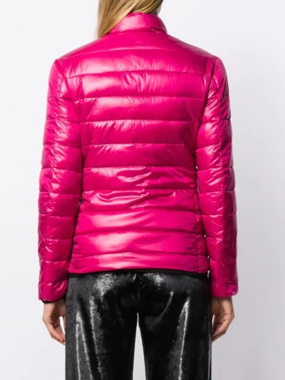 Shop Love Moschino Puffer Jacket In Pink