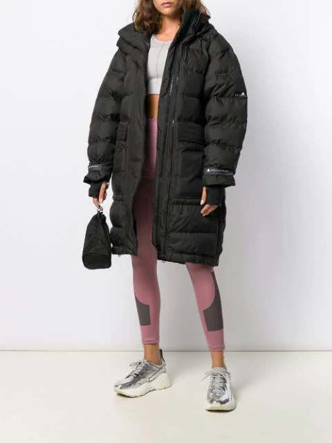 long padded coat adidas