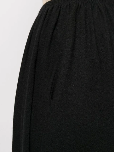 Shop The Row Palazzo Trousers In Black