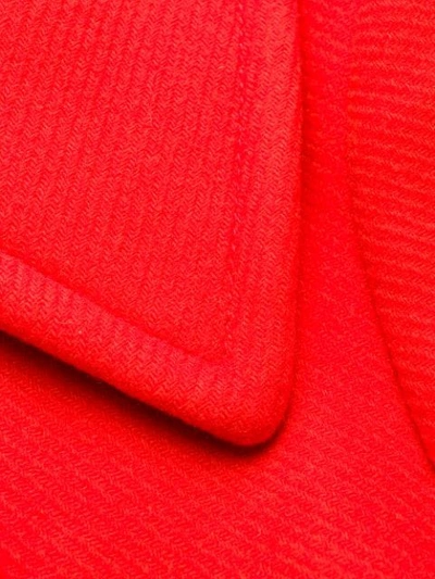 Shop Stella Mccartney Single-breasted Coat In Red