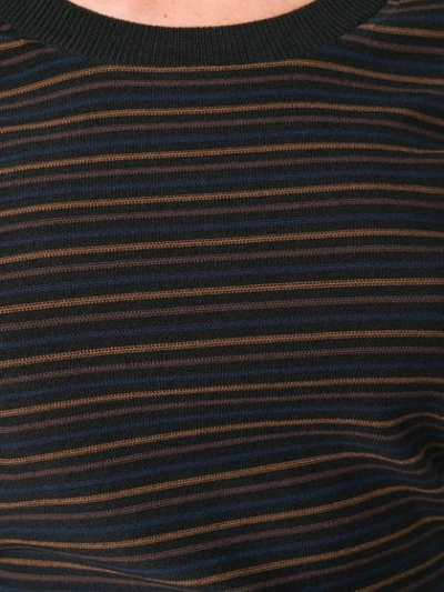 Shop Sonia Rykiel Striped Sweater - Black