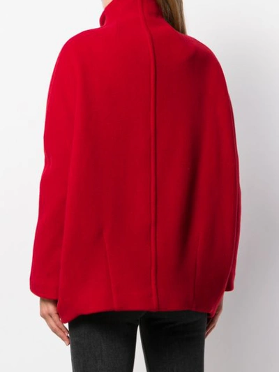 Shop Gianluca Capannolo Iris Zip Up Jacket In Red