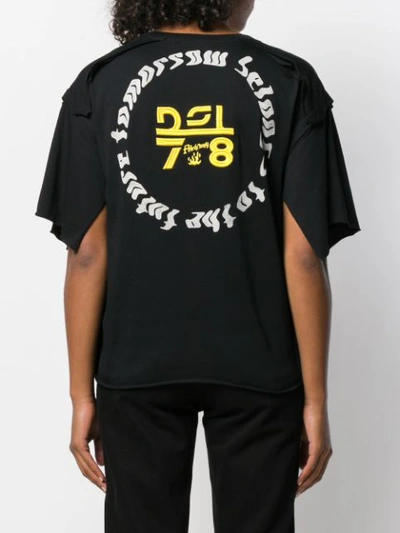 Shop Diesel T-jacky-ya T-shirt In Black