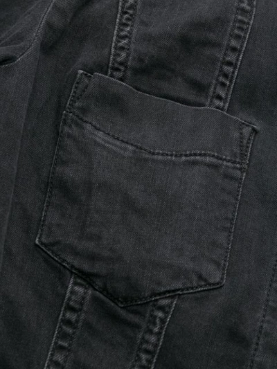 Shop Diesel Slim-fit Denim Shirt In Black