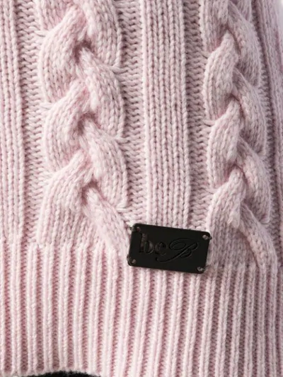 Shop Be Blumarine V-neck Pullover In Pink