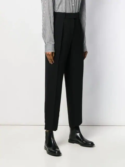 Shop Apc Classic Tailored Trousers In Black