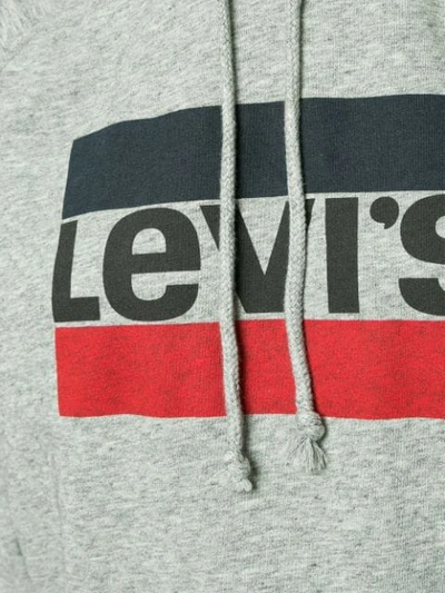 Shop Levi's Sportswear Hoodie In Grey