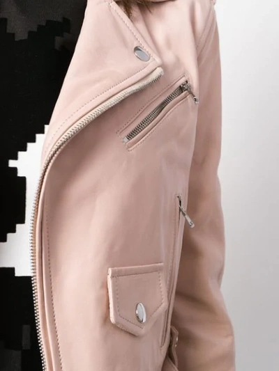 Shop Red Valentino Cropped Zip In Pink