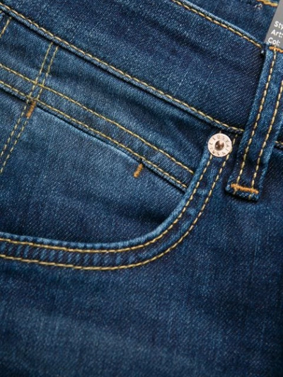Shop Cambio Slim Fit Jeans In Blue