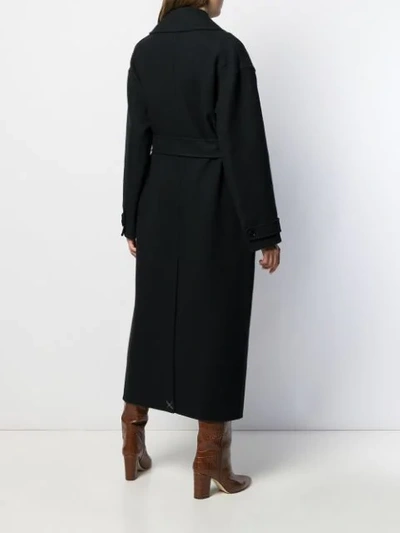 Shop Jacquemus 'le Manteau Sabe' Mantel In Black