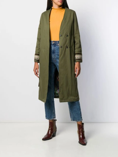 Shop Alessandra Chamonix Wrox Coat In Green