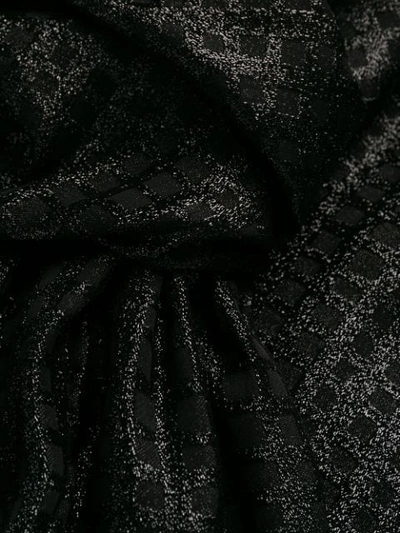 Shop Pinko Juliet Sleeve Evening Gown In Black