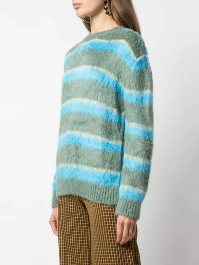 Shop Marc Jacobs Long Sleeve Knitted Jumper In Green