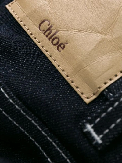 Shop Chloé High Waisted Jeans In Blue