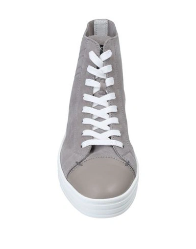Shop Hogan Rebel Sneakers In Grey