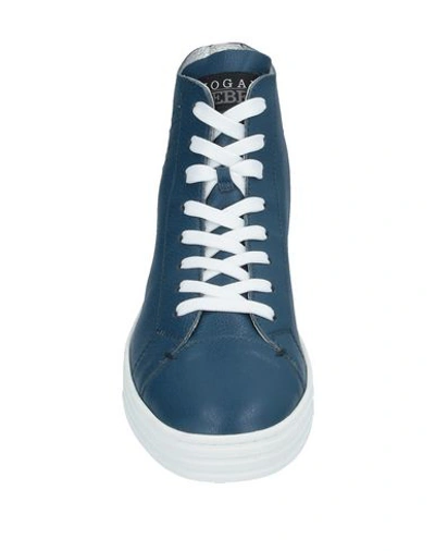 Shop Hogan Rebel Sneakers In Blue