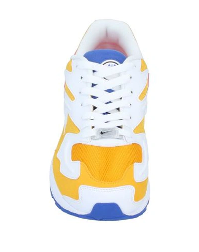 Shop Nike Man Sneakers Ocher Size 8 Textile Fibers In Yellow