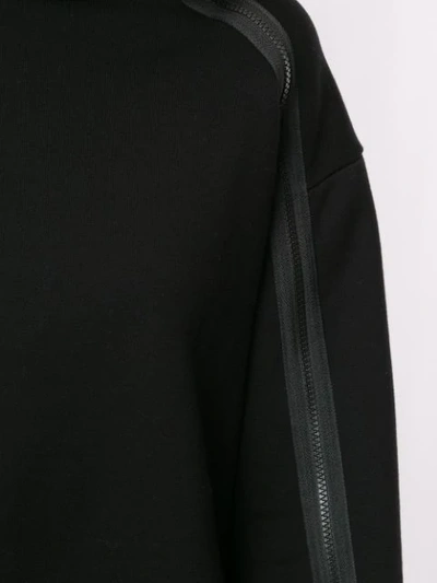 Shop Yohji Yamamoto High-neck Parka Jumper In Black