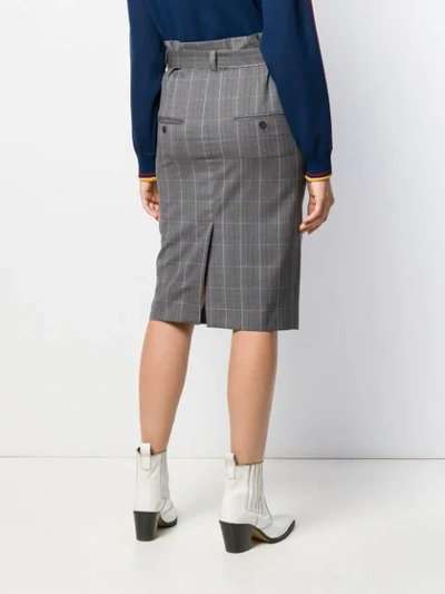 Shop Isabel Marant Étoile Vendel Skirt In Grey
