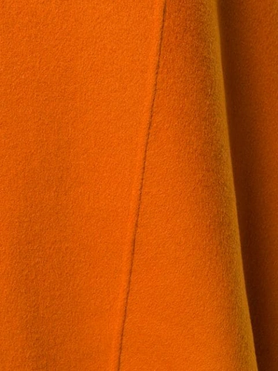 Shop Odeeh A-line Midi Skirt In Orange
