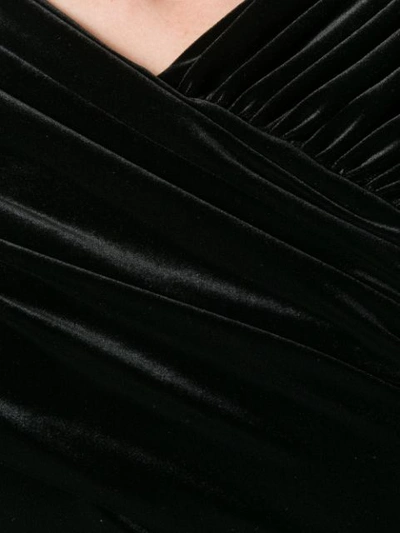 Shop Christopher Kane Stretch Velvet Mini Dress - Black