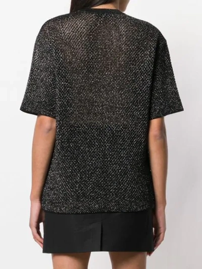 Shop Givenchy Mesh T In Black