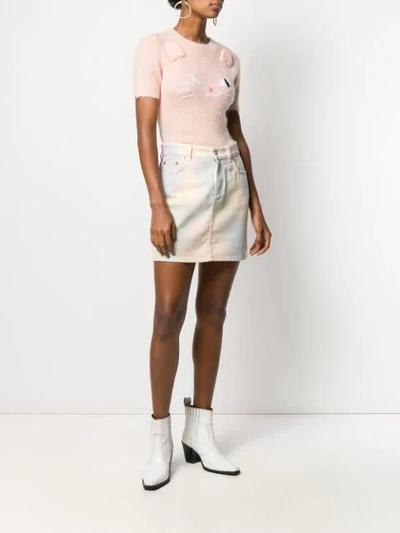 Shop Boutique Moschino Short In Pink