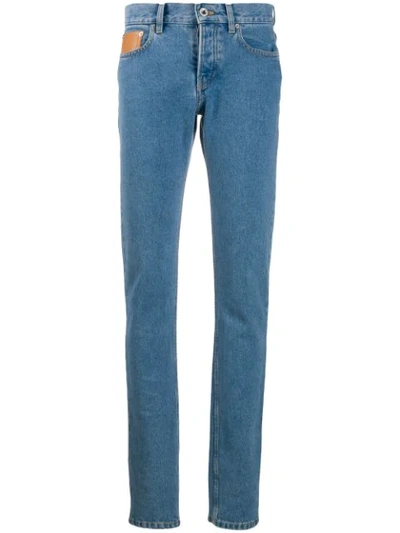 Shop Paco Rabanne Skinny Jeans In Blue