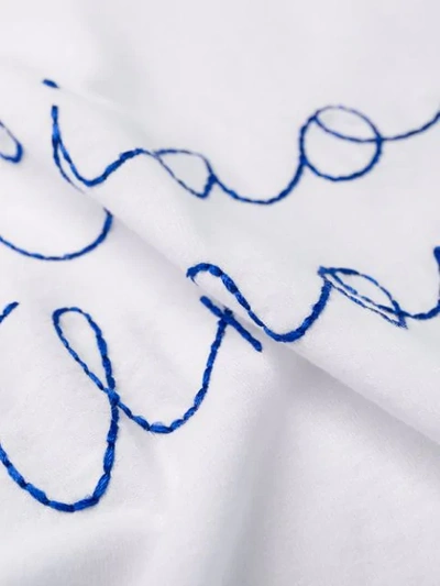 Shop Giada Benincasa Embroidered T In White