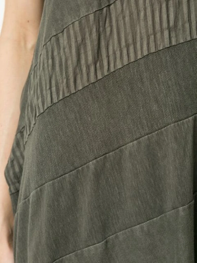 Shop Y's Asymmetric Hem Dress In Grey