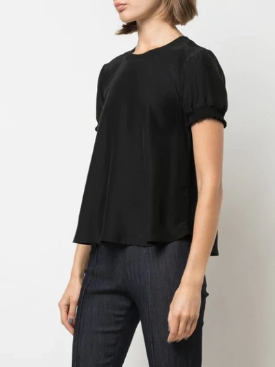 Shop Cinq À Sept Relaxed-fit Lenny Top In Black