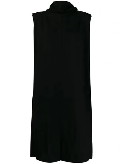 Shop Rick Owens Loose Fit Playsuit In Black