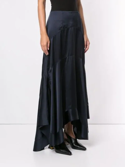 Shop Acler Soto Skirt In Blue