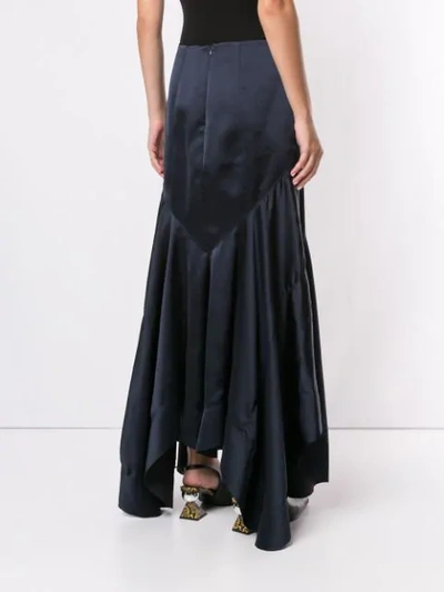 Shop Acler Soto Skirt In Blue