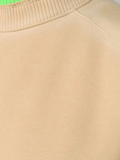 Shop Acne Studios Relaxed Fit Jumper In Neutrals