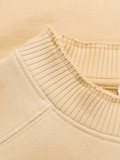 Shop Acne Studios Relaxed Fit Jumper In Neutrals