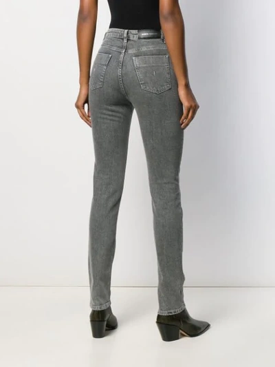 Shop Alberta Ferretti Skinny Fit Jeans In 0495 Grey