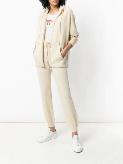 Shop Barrie Romantic Timeless Cashmere Hoodie - Neutrals