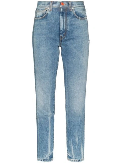 Shop Heron Preston Straight-leg Jeans In Blue
