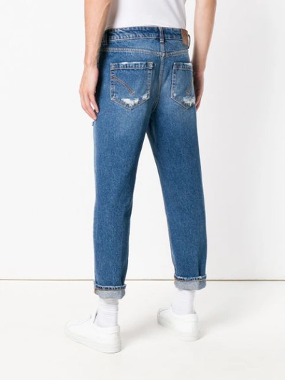 Shop Dondup Ripped Jeans - Blue