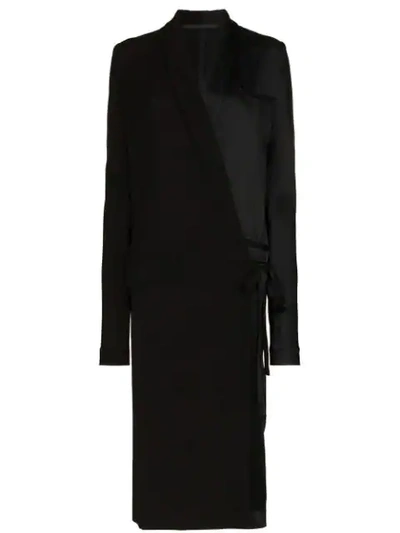 Shop Haider Ackermann Mantel Mit Langen Ärmeln In Black