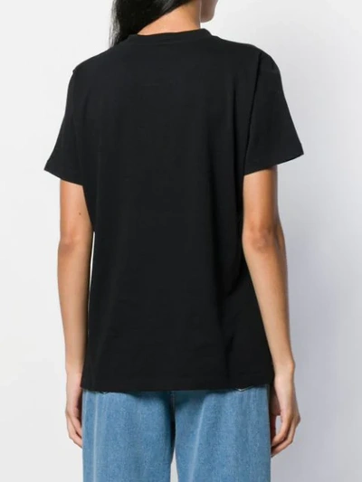 Shop Etro Logo Print T-shirt In Black