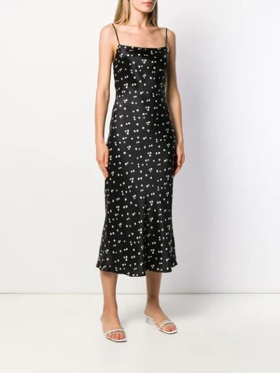 Shop Bec & Bridge Daisy Midi Slip Dress In Black