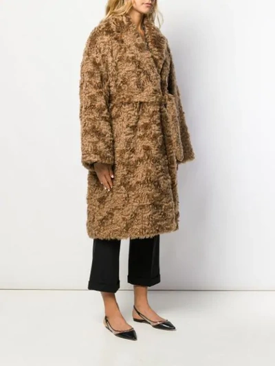 Shop Rochas Klassischer Mantel In Neutrals