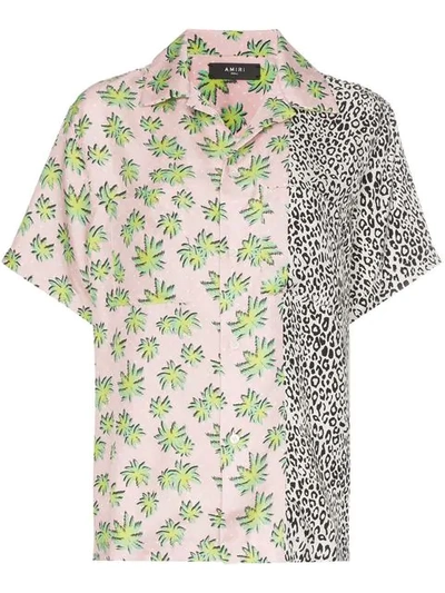 Shop Amiri Spread Collar Shirt In Multicolour