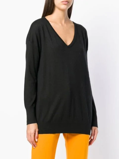 Shop Max & Moi Cashmere V-neck Sweater - Black