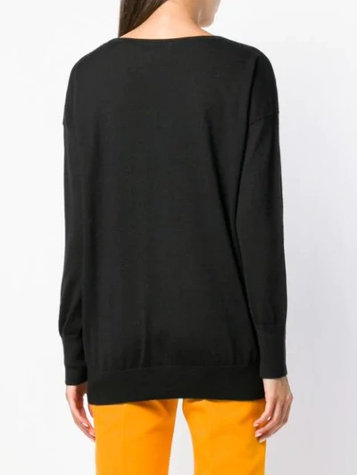 Shop Max & Moi Cashmere V-neck Sweater - Black
